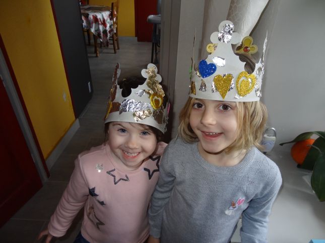 Gabarit couronne : Prince, Princesse pour épiphanie et carnaval. A