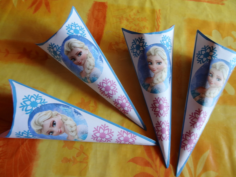 Sachets Bonbons personnalisés - Anniversaire - Princesse des neiges