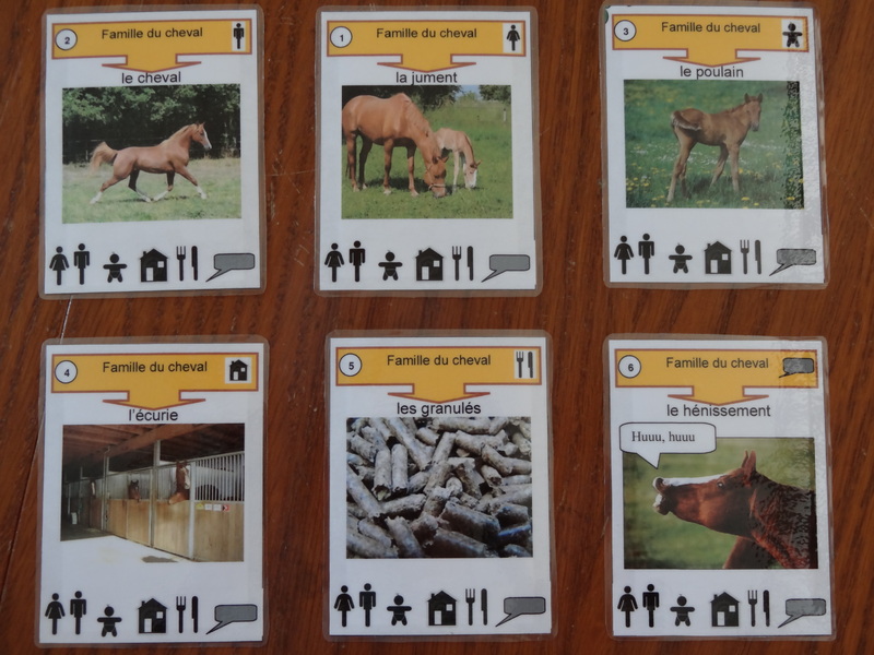 Jeu des 7 familles à imprimer : les animaux de la ferme