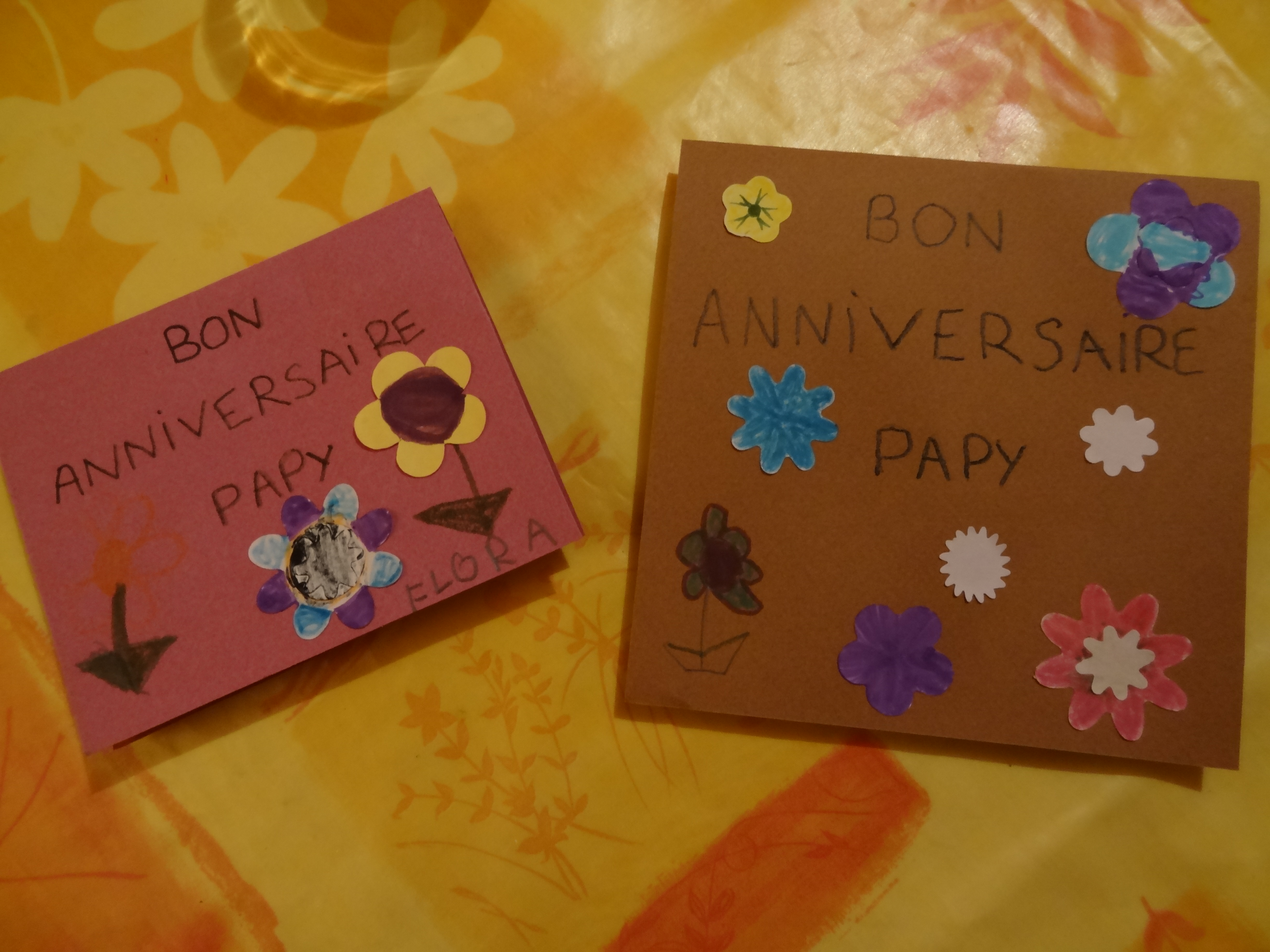 Anniversaire de papy...